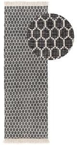 MOOD SELECTION Exteriérový koberec Mimpi White/Black - koberec ROZMER CM: 80 x 150