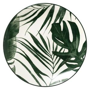 Porcelánový hlboký tanier Leafs, (fi) 20 cm, listy, sada 6ks
