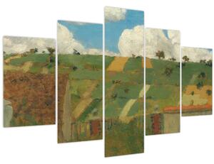 Obraz - Edouard Vuillard, Landscape of the Ile de France, reprodukcia (150x105 cm)