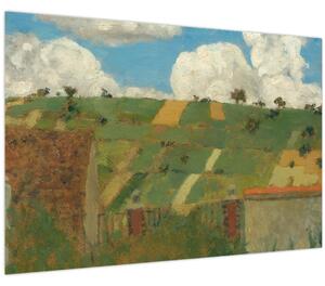 Obraz - Edouard Vuillard, Landscape of the Ile de France, reprodukcia (90x60 cm)