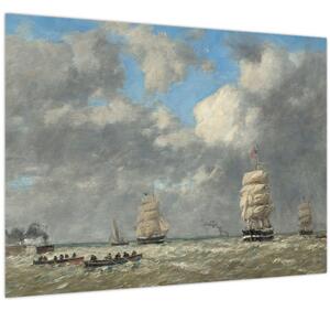 Obraz - Eugène Boudin, Le Havre, reprodukcia (70x50 cm)