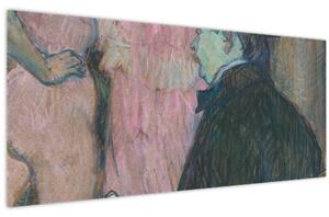 Obraz - Henri de Toulouse-Lautrec, Maxime Dethomas, reprodukcia (120x50 cm)