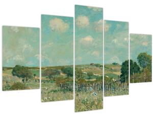 Obraz - Alfred Sisley, Meadow, reprodukcia (150x105 cm)