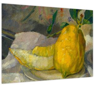 Obraz - French 19th Century, Melon and Lemon, reprodukcia (70x50 cm)