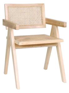 Drevená stolička Stella light s viedenským výpletom, ratan