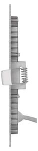 LED Podhľadové svietidlo NEXXO LED/12,5W/230V 3000/3500/4000K strieborné 17x17 cm