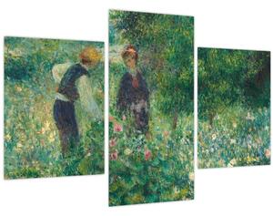 Obraz - Auguste Renoir, Picking Flowers, reprodukcia (90x60 cm)