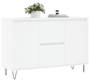Komoda, biela 104x35x70 cm, kompozitné drevo