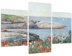 Obraz - Childe Hassam, Poppies, Isles of Shoals, reprodukcia (90x60 cm)