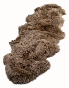 Hnedá ovčia kožušina Native Natural Double, 60 x 240 cm