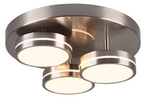 Trio - LED stmievateľné stropné svietidlo FRANKLIN 3xLED/8,5W/230V pr. 35 cm chróm