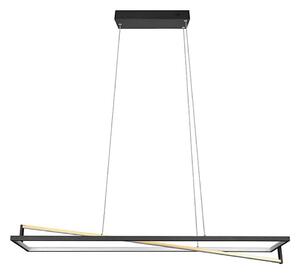 Trio - LED stmievateľný luster na lane EDGE LED/35W/230V 2300/3000/4000K čierna