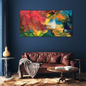 Skleneny obraz Maľba abstrakcie