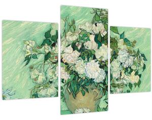 Obraz - Vincent van Gogh, Roses, reprodukcia (90x60 cm)