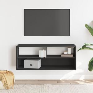 TV skrinka čierna 100x31x39,5 cm kompozitné drevo a kov