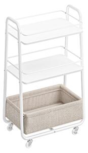 SERVÍROVACÍ VOZÍK, biela, béžová, 43/81/30 cm Boxxx - Barový nábytok, Online Only