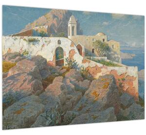 Obraz - William Stanley Haseltine, Santa Maria a Cetrella, Anacapri, reprodukcia (70x50 cm)
