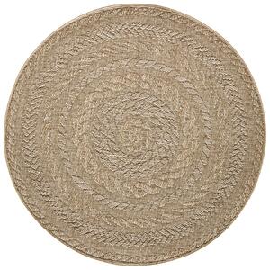 NORTHRUGS - Hanse Home koberce Kusový koberec Forest 103998 Beige / Brown - 160x160 (priemer) kruh cm