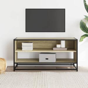 TV skrinka dub sonoma 91x40x46 cm kompozitné drevo a kov