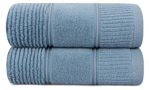 Súprava 2 modrých bavlnených uterákov Foutastic Daniela, 50 x 90 cm