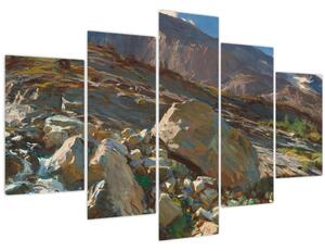 Obraz - John Singer Sargent, Simplon Pass, reprodukcia (150x105 cm)