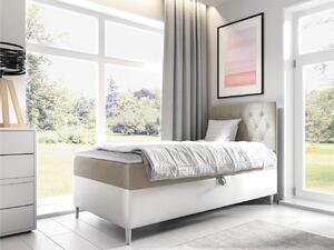 Mirjan24 Kontinentálna posteľ Junior Gerdise 1, Strana: pravá, Rozmer postele: 80x200, Dostupné poťahy: ekokoža Soft 017 (biela) + Fresh 01 Mirjan24 5903211201745