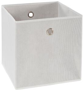 SKLADACÍ BOX, kov, textil, kartón, 32/32/32 cm Carryhome - Úložné boxy & dekoračné boxy