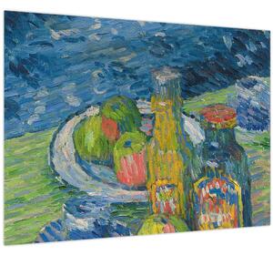 Obraz - Alexej von Jawlensky, Still Life with Bottles and Fruit, reprodukcia (70x50 cm)