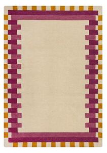 VLNENÝ KOBEREC, 120/170 cm žltá, ružová Flair Rugs - Online Only bytové doplnky, Online Only