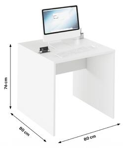 Písací stôl Rioma Typ 17 - biela