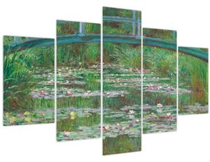 Obraz - Claude Monet, The Japanese Footbridge, reprodukcia (150x105 cm)