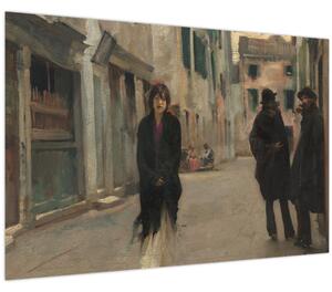 Obraz - John Singer Sargent, Street in Venice, reprodukcia (90x60 cm)