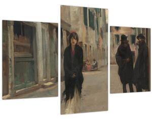 Obraz - John Singer Sargent, Street in Venice, reprodukcia (90x60 cm)