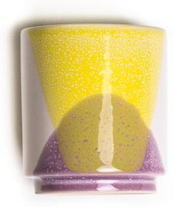 Keramický hrnček 80's Lilac & Yellow, 200 ml