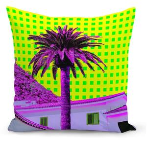Vankúš s výplňou Kate Louise Neo Palm, 43 x 43 cm