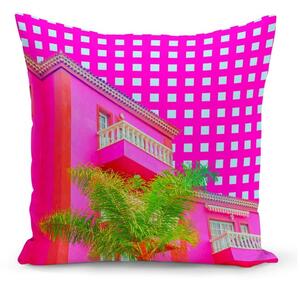 Vankúš s výplňou Kate Louise Neo Pink, 43 x 43 cm