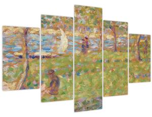 Obraz - Georges Seurat, Study for "La Grande Jatte", reprodukcia (150x105 cm)