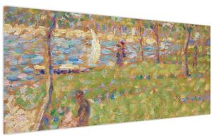 Obraz - Georges Seurat, Study for "La Grande Jatte", reprodukcia (120x50 cm)
