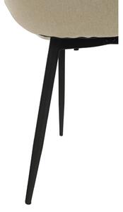 Jedálenská stolička Sarin - béžová / čierna