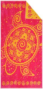 PLÁŽOVÁ OSUŠKA, 90/180 cm, ružová, pink Esposa - Kúpeľňový textil