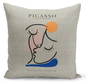Vankúš s výplňou Kate Louise Picasso Kiss, 43 x 43 cm