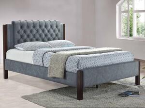 Manželská posteľ s roštom Karola New 180x200 cm - sivá