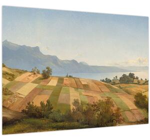 Obraz - Alexandre Calame, Swiss Landscape, reprodukcia (70x50 cm)