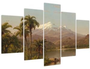 Obraz - Frederic Edwin Church, Tamaca Palms, reprodukcia (150x105 cm)