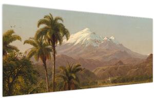 Obraz - Frederic Edwin Church, Tamaca Palms, reprodukcia (120x50 cm)