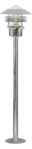 Nordlux - vonkajšie svietidlo VEJERS 1xE27/60W/230V IP54 strieborné 92 cm