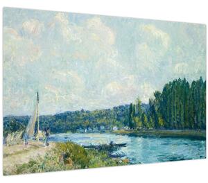Obraz - Alfred Sisley, The Banks of the Oise, reprodukcia (90x60 cm)