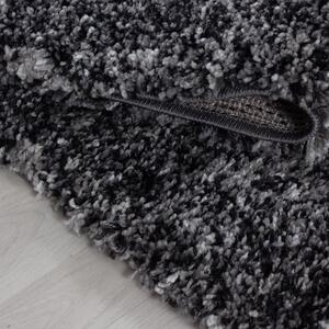 Ayyildiz Kusový koberec ENJOY 4500, Antracitová Rozmer koberca: 80 cm KRUH