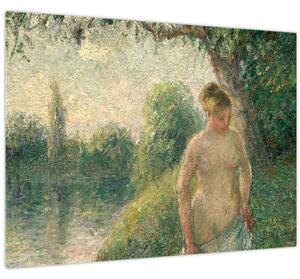 Obraz - Camille Pissarro, The Bather, reprodukcia (70x50 cm)