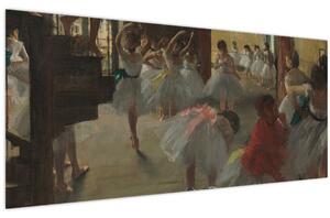 Obraz - Edgar Degas, The Dance Class, reprodukcia (120x50 cm)